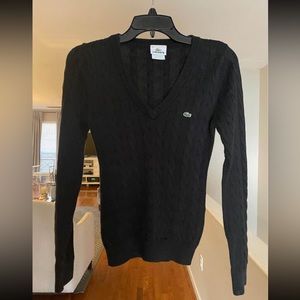 Lacoste black sweater
